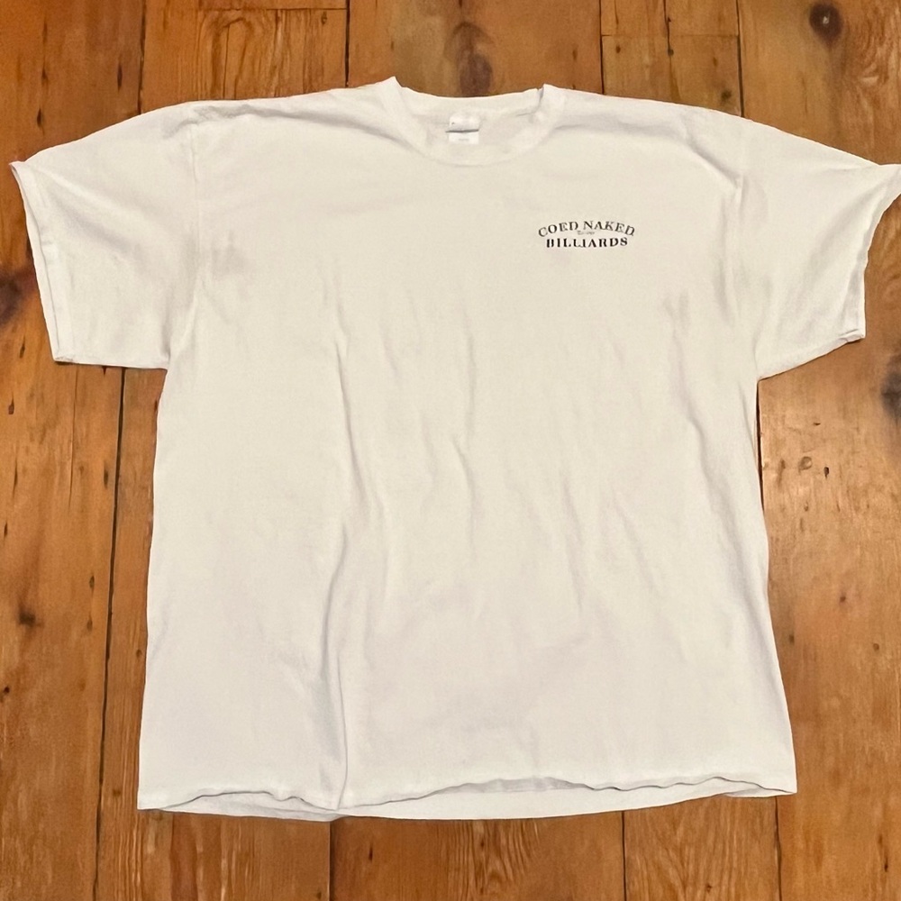 Coed Naked Size 2XL White Short Sleeve Tee